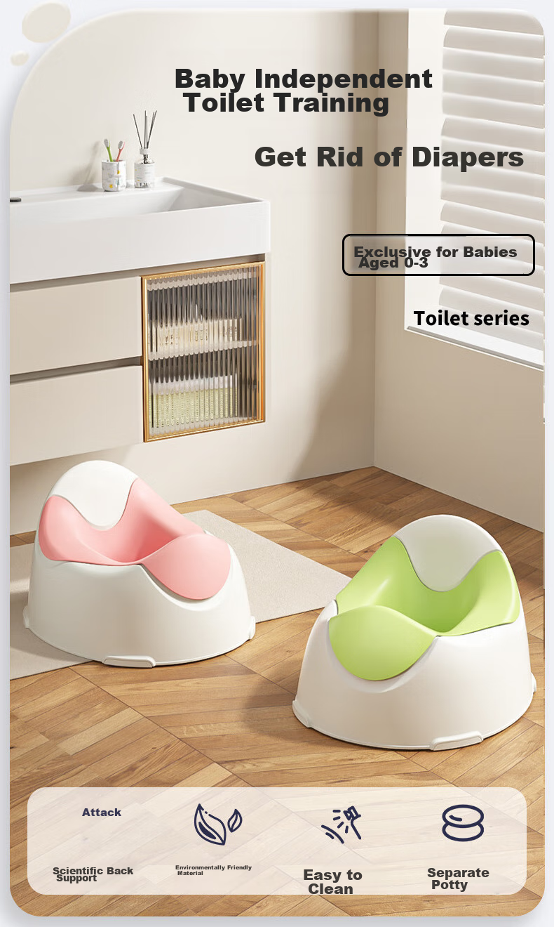 Guangduola Children's Foldable Portable Toilet Small Potty Car Travel Baby Infant Urinal 1