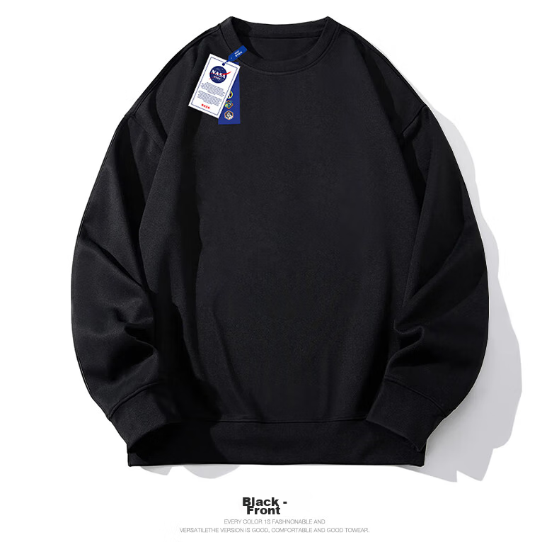 NASA GISS Hooded Sweatshirt for Men, Solid Color Basic Style Top, Couple's Versatile Long-Sleeve T-Shirt, White Hooded Regular, XL 25