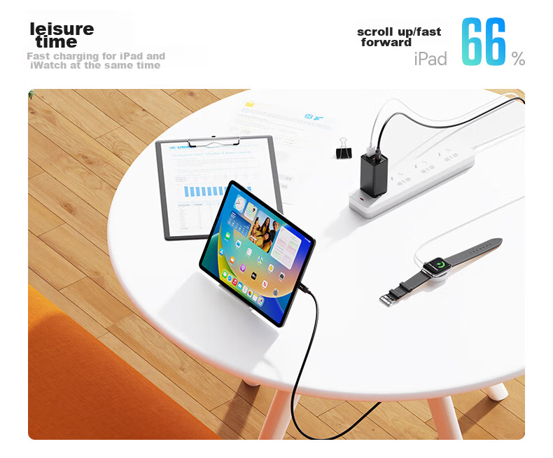 BIAZE 67W Gallium Nitride Charger, Type-C Data Cable Set, Fast Charging Head, Compatible with Apple IPhone 18/17/16/15, IPad Tablets, Huawei, Xiaomi Laptops 7