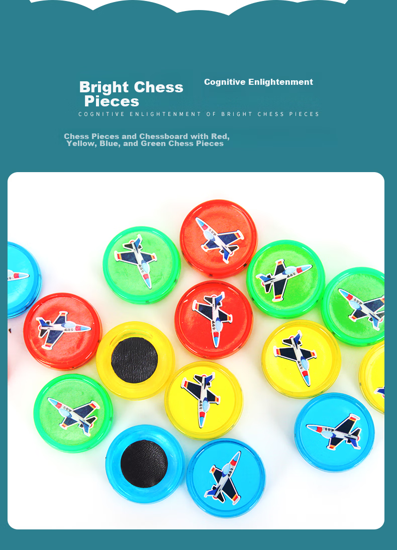 Chenggong Magnetic Folding Flying Chess, Portable Board Game for Children, Family Entertainment And Educational Game, 5213 4