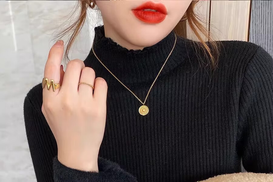 YUZHAOLIN Half Turtleneck Fleece Lined Ruffled Edge Sweater Women Autumn Winter Thickened Knitwear Warm Top 4