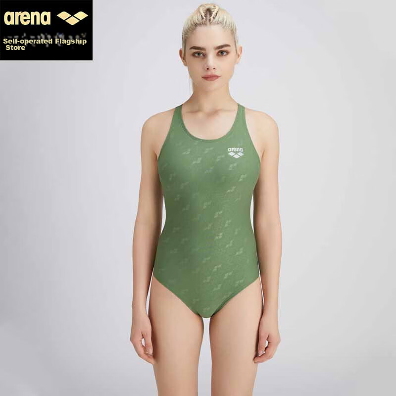 Arena One-Piece Sleeveless Triangle Swimsuit for Women, Chlorine-Resistant, Slimming, Elastic, Comfortable Fabric, Professional Sports Swimwear