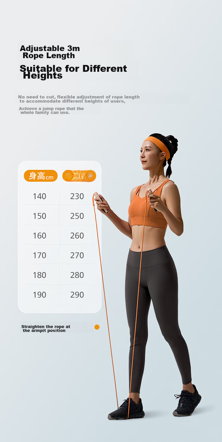 Feilipu Smart Jump Rope, Cordless Jump Rope for Adults, Weight Loss Fitness Fat Burning Specialized Weighted Counting Jump Rope 3703D Starry Gray 21