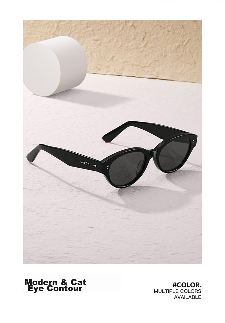 CAPONI Polarized Sunglasses for Women, 2026 New Style UV Protection Driving Glasses, Sun Protection Retro Eyewear 4