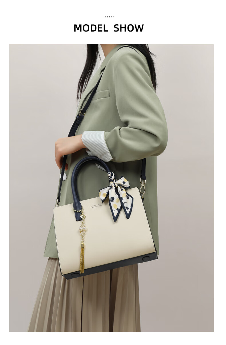 Viney Leather Handbag for Women, Large Capacity Tote Bag, Middle-Aged Crossbody Bag, Practical Birthday And Mother's Day Gift for Mom 4
