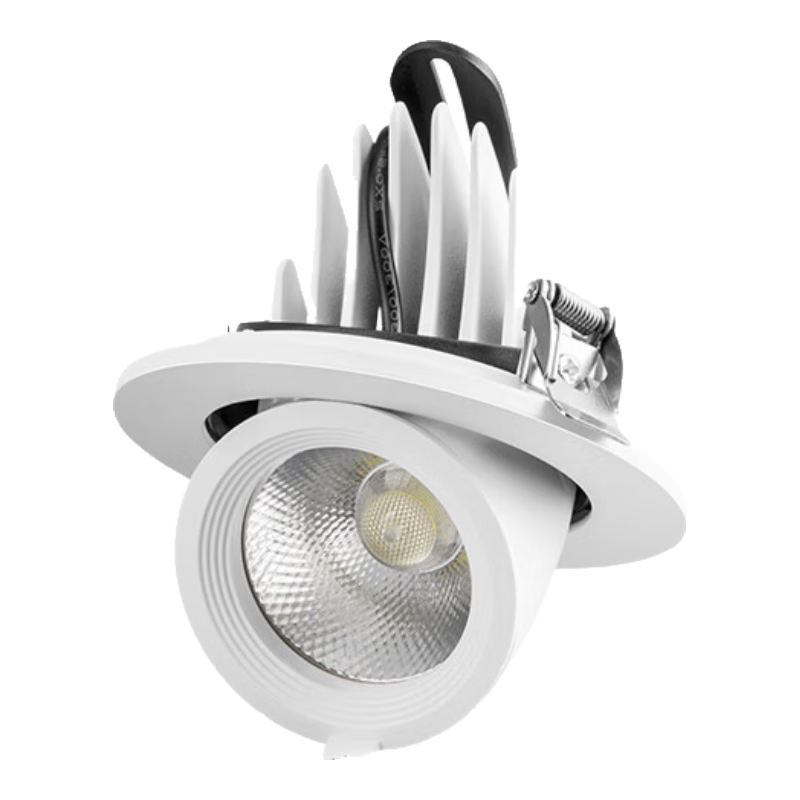 Fanyao Embedded Elephant Trunk Spotlight LED Wall Washer Adjustable Angle Telescopic Commercial Ceiling Light Neutral Light - 15W