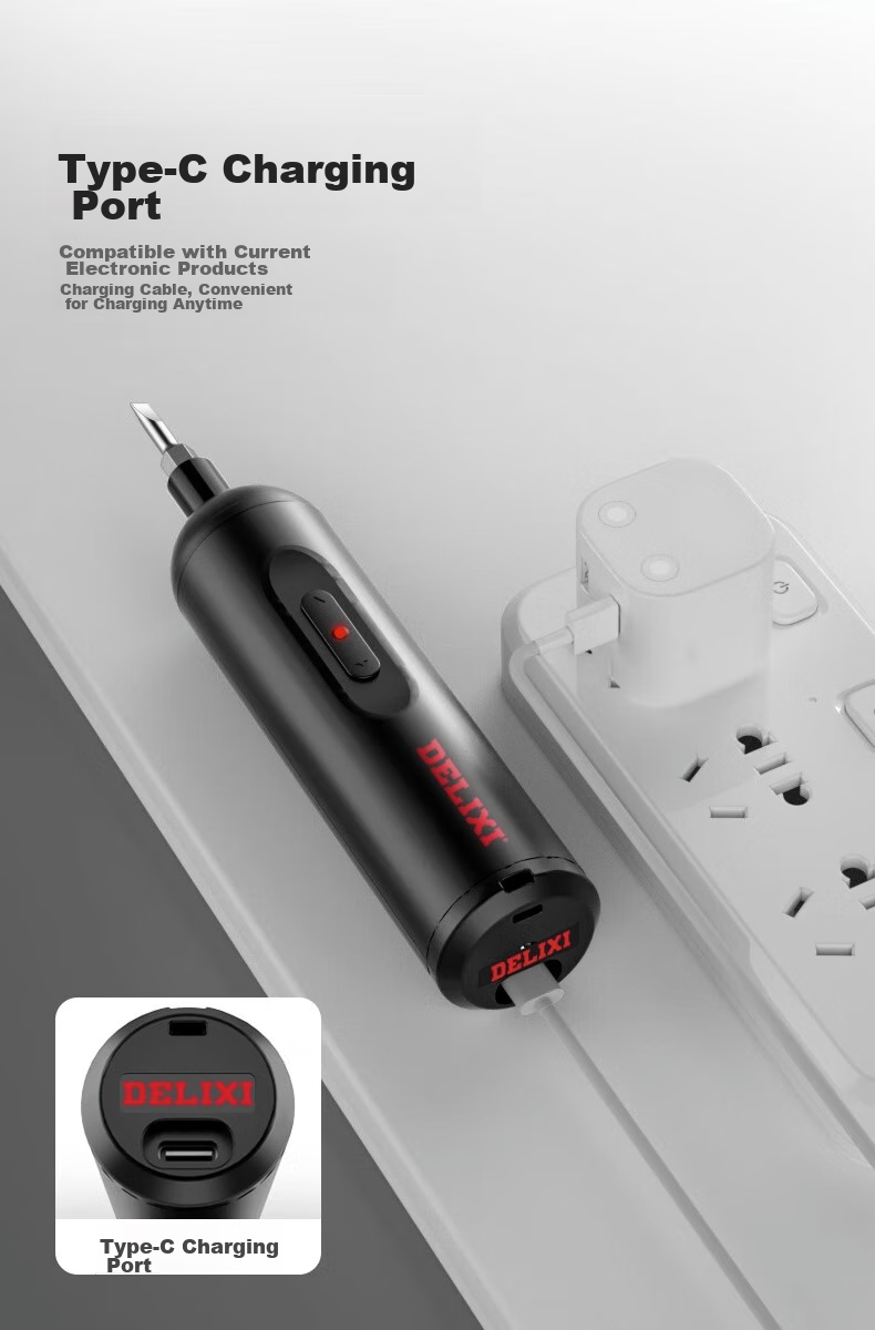 DELIXI ELECTRIC Electric Screwdriver, Portable Mini Multi-Function Rechargeable High-Voltage Insulated Screwdriver, Hand Drill, Electric Rotary Tool for Home Use 21