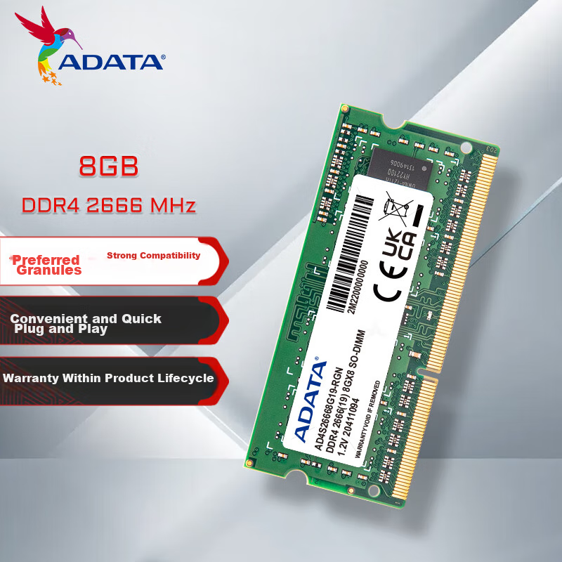 ADATA 8GB DDR4 2666 Laptop Memory Wanziqianhong