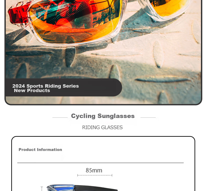 LOVECRAFT Polarized 620-Transparent Frame Green Film, Fishing Glasses for Men And Women, Coated Cycling Motorcycle Sunglasses Lure Glasses 2