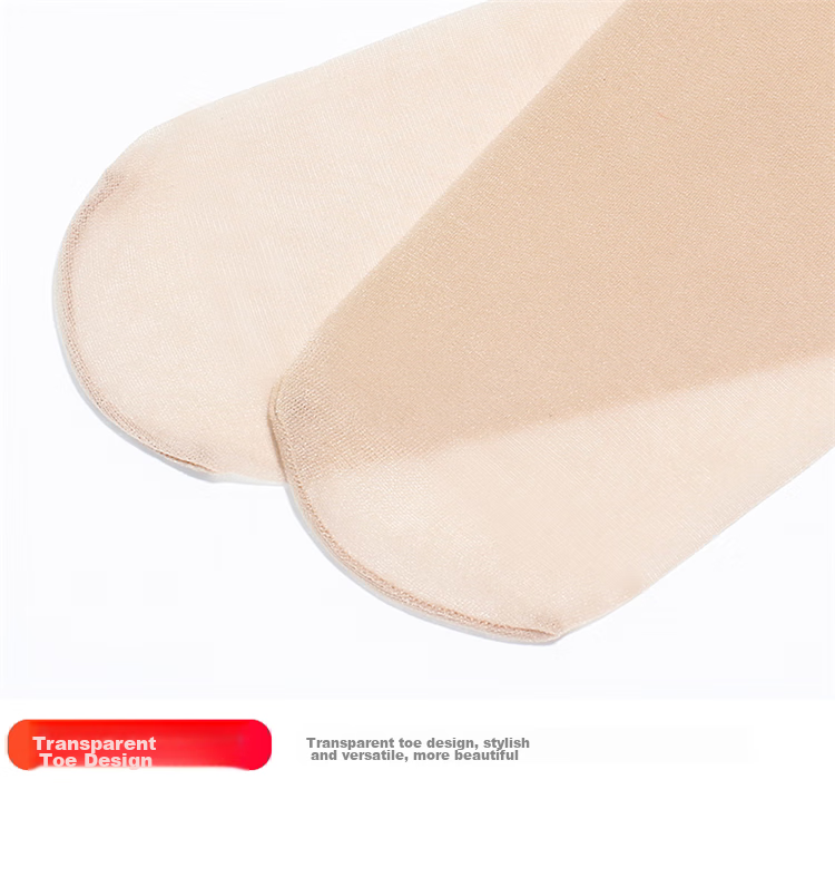 LangSha Silk Stockings, Sexy Sheer Ultra-Thin Pantyhose for Women, One Size Fits All, Black, 2 Pairs 20