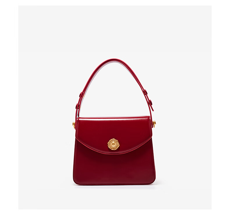 La Festin Handbag, 2026 New Style Sugar Cube Bag, Underarm Red Wedding Bride Tote Small Square Bag, Birthday Gift for Wome 35