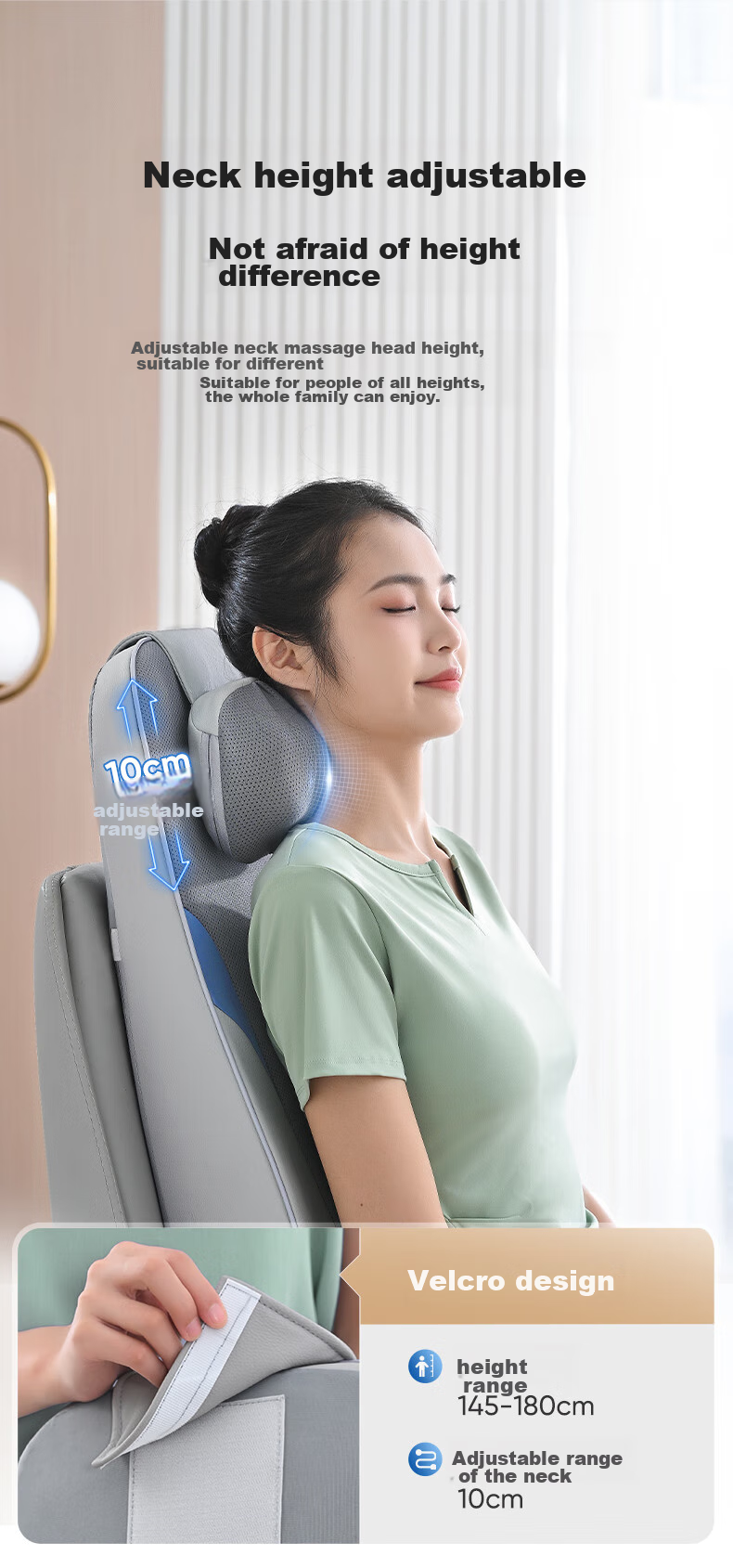 Haier [Mid-Autumn Festival Gift] Massage Cushion, Massager for Shoulder, Neck And Back, Full-Body Recliner Pad, Seat Cushion, Multifunctional Massage Chair Pad, Gift for Elders HQY-D134WPro 6