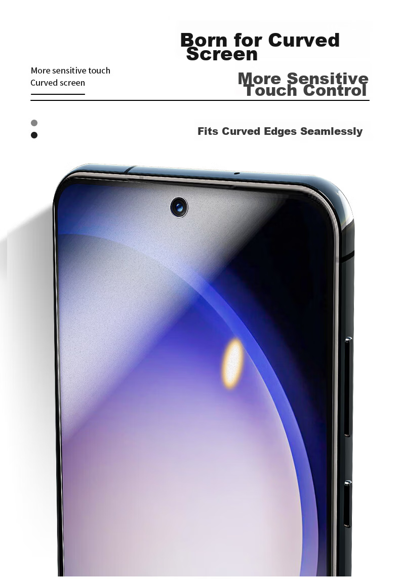 HotFire Hydrogel Film for Samsung S23, Tempered Soft Film, Galaxy S23 Phone Film, Curved High-Definition Full Coverage, Shockproof, Anti-Fingerprint Phone Protective Film 4