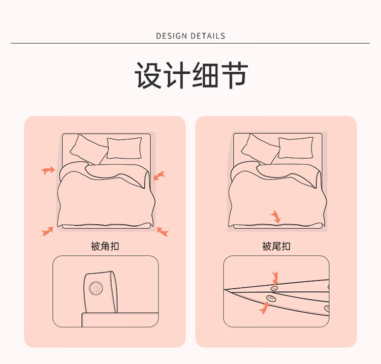 Dohia Pure Cotton Duvet Cover, Single Piece, Double Bed Linen for All Seasons, Pure Cotton Quilt Cover And Duvet Insert, for 1.5-Meter Bed, 203*229cm 12