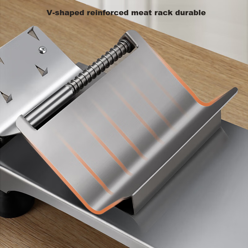 Baijie 304 Stainless Steel Meat Slicer, Lamb Roll Slicer, Slicing Machine, Home-Use Meat Shaver, Frozen Meat Cutter, Meat Slicing Machine