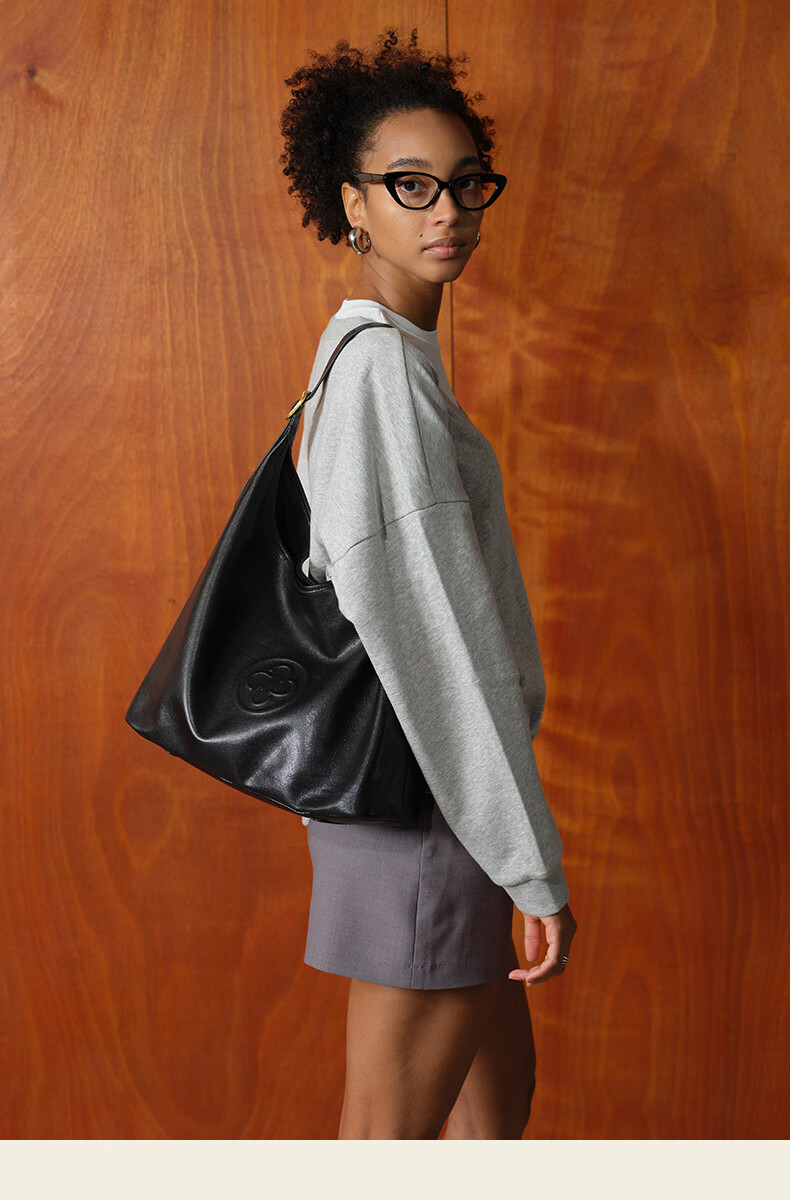 CASSILE [Celebrity Style] Cassile Tote Bag for Women, Vegetable-Tanned Sheepskin Large Capacity Hobo Bag, Birthday Gift 19
