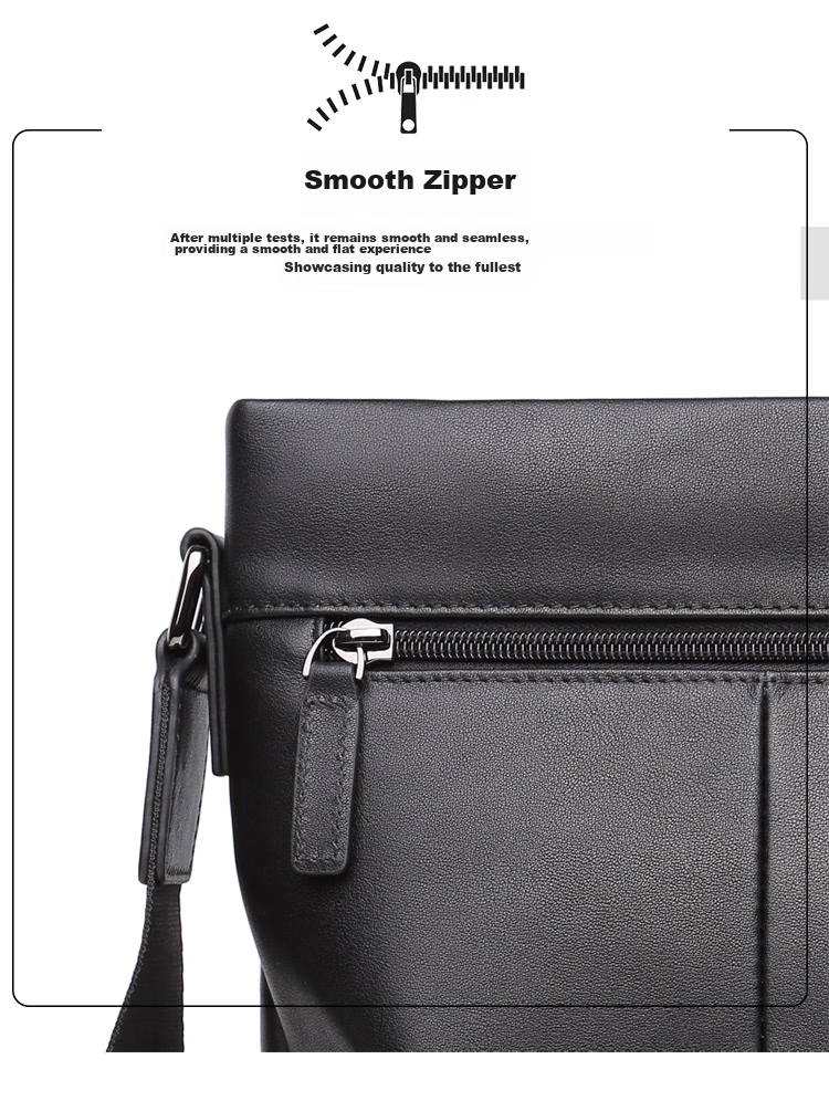 CROCODILE Genuine Leather Fashion Casual Top-Grain Cowhide Men's Business Shoulder Crossbody Bag T2423, Gift for Boyfriend 11