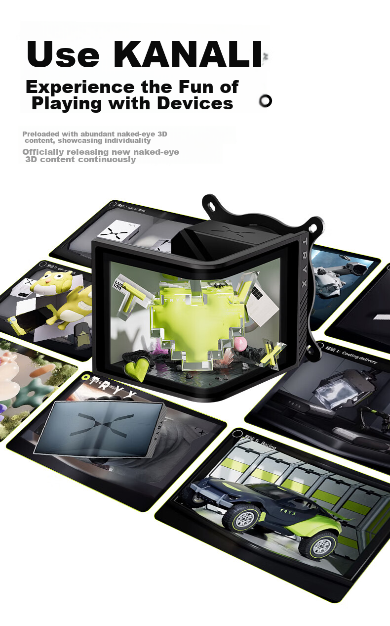 TRYX (Chuangkexingxi) PANORAMA Zheyou SE 360 Water-Cooled CPU Cooler ARGB Black, 6.67-Inch Curved Screen/Asetek/KANALI Software/Naked Eye 3D 16