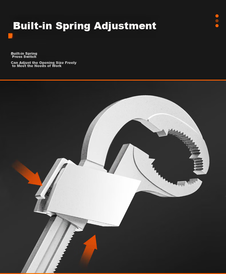 Paola Multi-Functional Sink Wrench, Toilet And Bathroom Faucet Hose Socket Plumbing Installation And Removal Tool 2468 5
