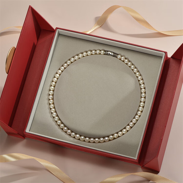 Jingrun Pearl Necklace for Women 925 Silver Freshwater Pearl Necklace Youthful Jewelry Practical Birthday Gift for Girlfriend 10