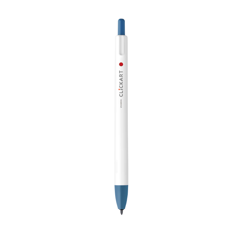 ZEBRA ArtPoint Retractable Watercolor Pen, Student Children's Doodle Drawing Coloring Fine-Tip Colored Pen Journaling Pen WYSS22 Blue-Gray Single Pe