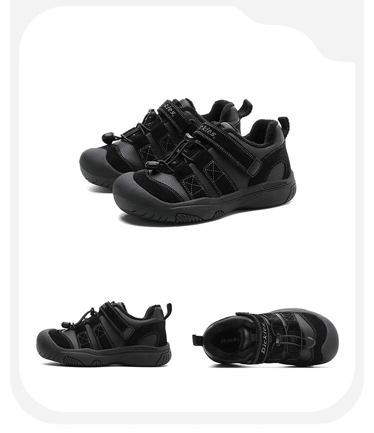 Dickies Children's Shoes, Spring And Summer New Warm Boys' Travel Shoes, Fleece-Lined Sneakers, Casual Shoes, Comfortable Girls' Soft-Soled Trendy Shoes 15