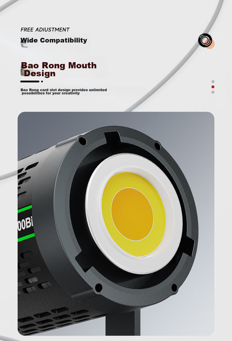 Beiyang 500W Live Streaming Fill Light, Photography Spherical Light, Soft Light, Internet Celebrity Host Beauty Light, Studio Photography Light, Video Shooting Constant Light 500BI 16