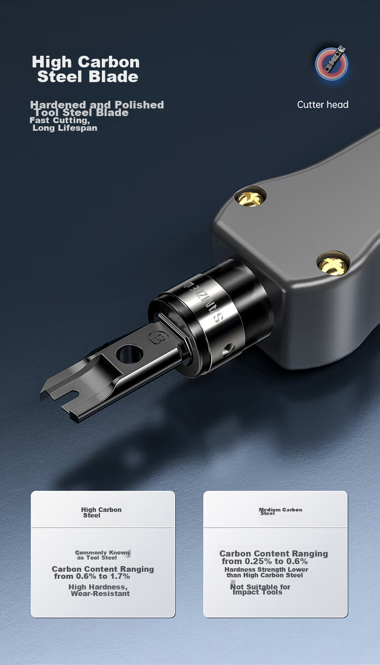 SAMZHE Cable Crimper Module Patch Panel Tool Wire Cutter Telephone Network Cable Cutter SZ-324B (Unit: Box) 5