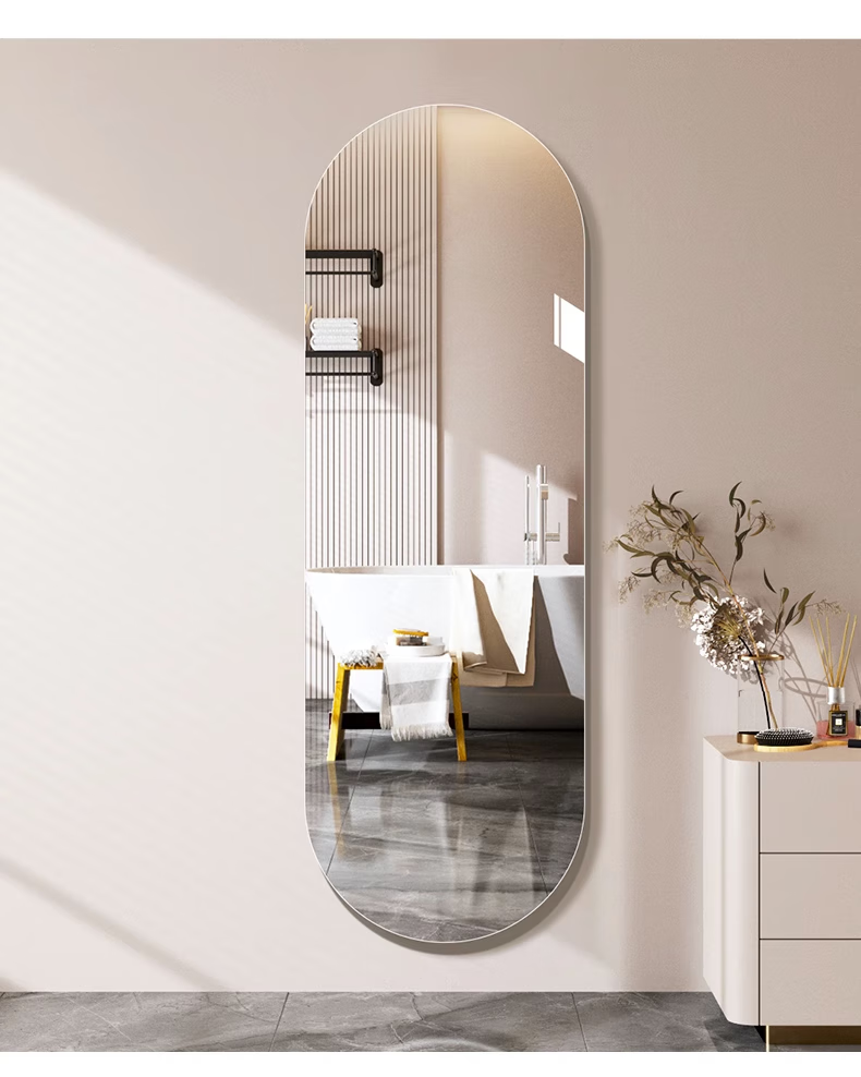 Millennium Mansion Dormitory Full-Length Mirror Wall-Mounted Self-Adhesive Bedroom Dressing Mirror No-Drill 50x150cm 2