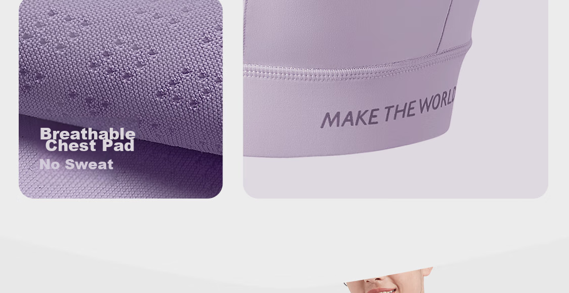 Keep Front Zipper Easy-To Sports Bra for Women, High-Intensity Shock-Absorbing Vest-Style Bra 12405 Oxygen Purple L 13