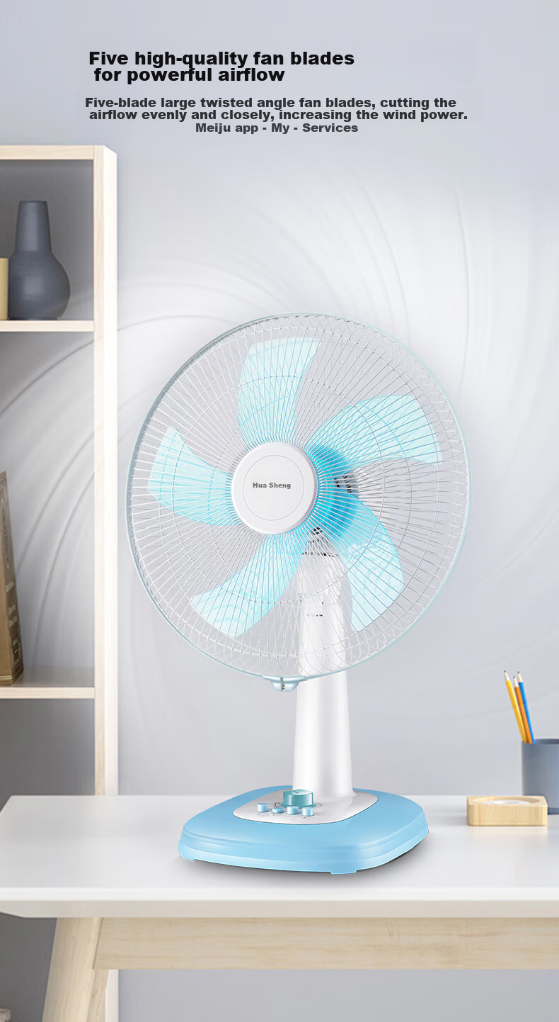 Wahson Electric Fan/Stand Fan/Low Noise Fan/16-Inch High Air Volume Home Office AC Fan with Fixed Frequency WS-A1603A 3
