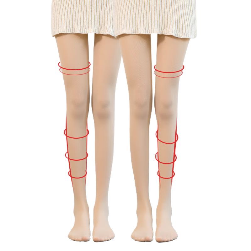 LangSha 2-Pack Leggings, High-Waisted Tummy Control Pantyhose, Medium-Thick Stockings for Spring And Autumn, Bare Leg Effect, Butt-Lifting And Slimming Shapewear