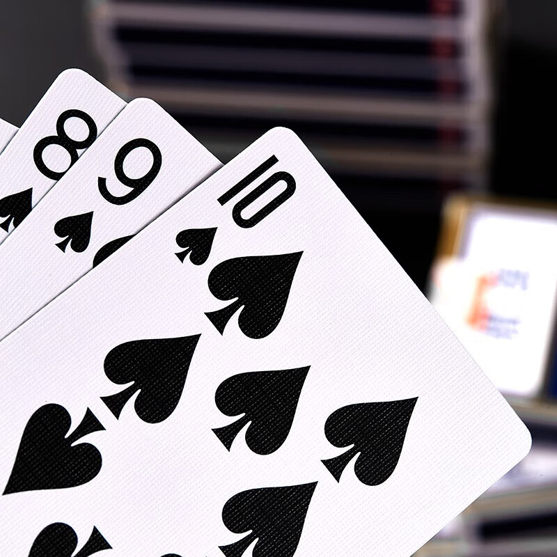 Dechen Guandan Special Playing Cards, Guandan Competition Dedicated Guandan Playing Cards with Blue Core, Durable Double Decks, Large Print Playing Cards, Long
