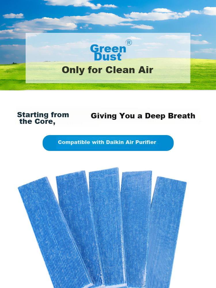 Lvchen Compatible Daikin Air Purifier Filter MC71NV2C-N/W/S/R Series Odor and Formaldehyde Removal Filter Cartridge 1