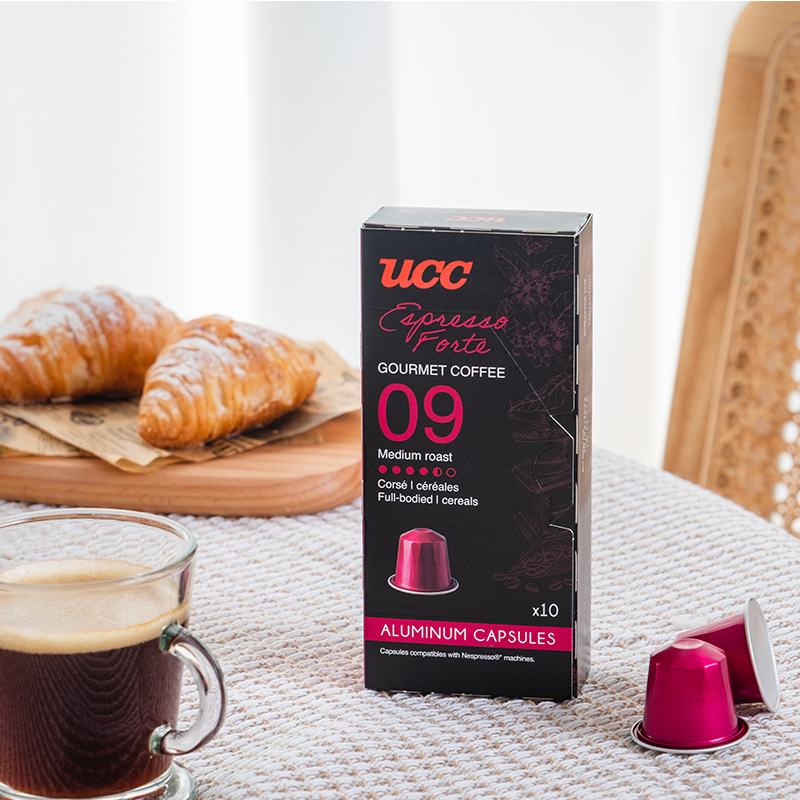 悠诗诗（UCC）咖啡品鉴师系列胶囊咖啡09号 浓缩馥特适配Nespresso机型  10粒装