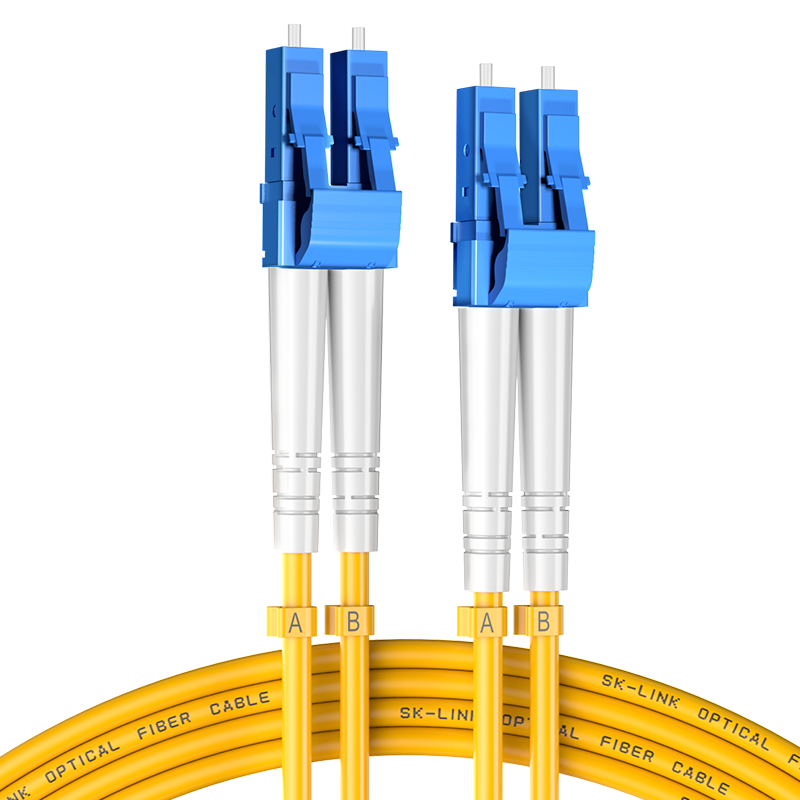 SK-LINK Fiber Optic Patch Cable, SC-SC Telecom-Grade Single-Mode Single-Core Gigabit/10Gbps UPC Fiber Optic Cable for Transceivers And Pigtail, Low Smoke Zero Halogen, SK-TXSM 10 Meters