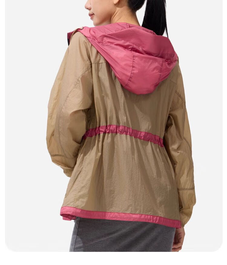 CAMEL Sun Protection Clothing, Breathable And Comfortable, Waist-Cinching Mid-Length UV-Resistant Sunscreen Jacket [Panda Collaboration] A34BA70178 16