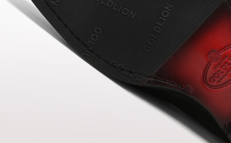 Goldlion Men's Derby Shoes, Business Formal Shoes, Fashionable And Comfortable Leather Shoes G521330304AAA Black Size 39 12