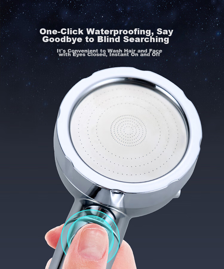 Larsd High-Pressure Shower Head Set, Handheld Shower Head, Shower Head And Flexible Hose Two-Piece Set LD3772 7