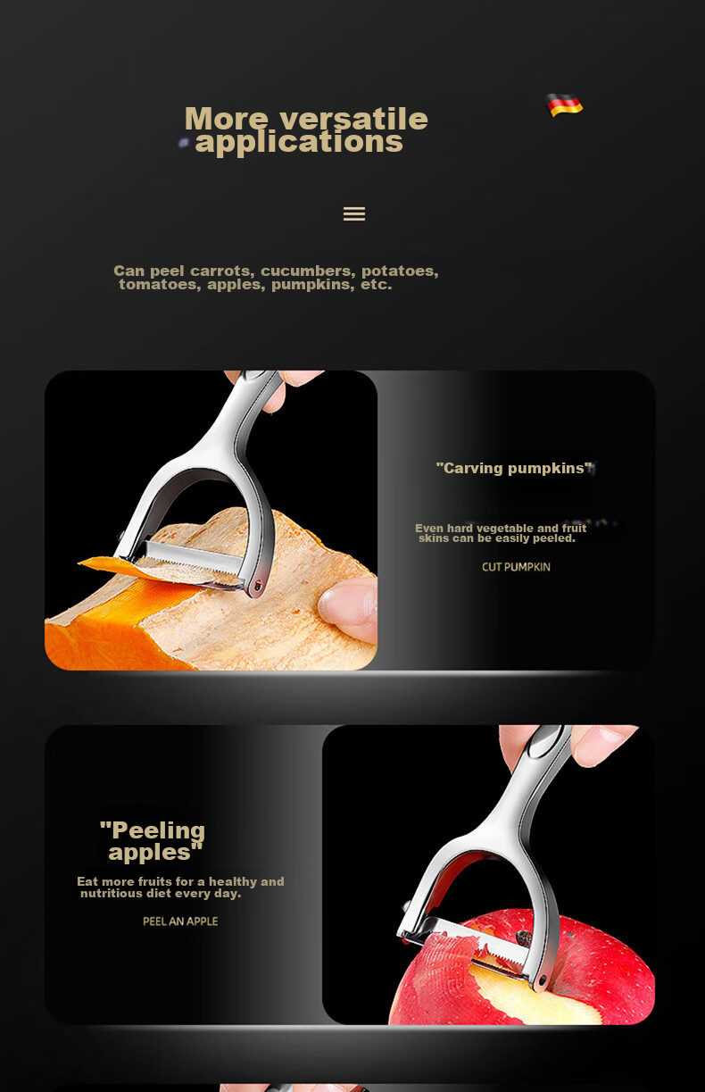 Yagao Peeler, Stainless Steel Peeling Knife, Fruit Slicer, Vegetable And Fruit Peeling Tool YG-C173 8