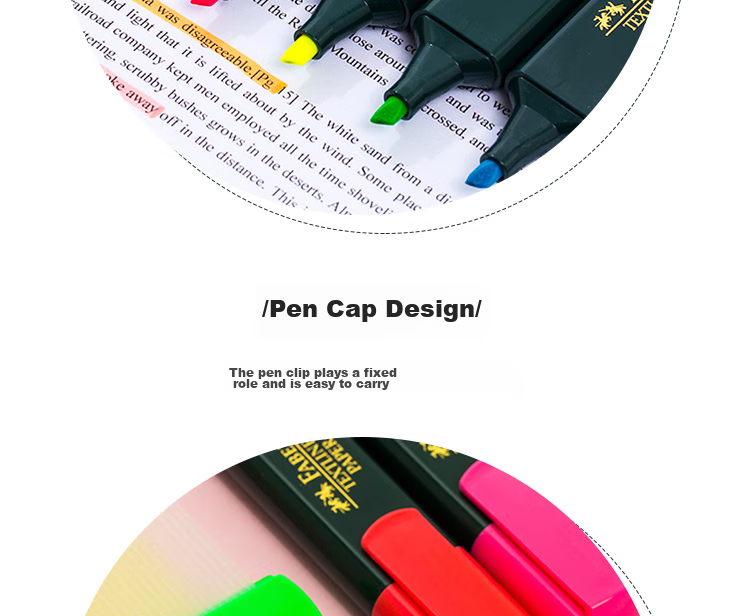 Faber-Castell Highlighter Pen, Colorful Marking Pen, Eye-Catching Marker, 154815 Orange, Single Pe 12