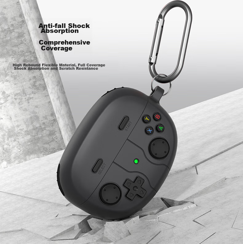 Aolang Protective Case for Bose Ultra Open Earbuds, Open-Ear Non-In Clip Bluetooth Headphones Full Protection Shockproof Soft Silicone Case, Transparent + Lanyard 3