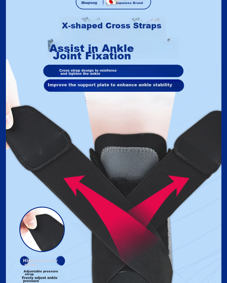 Lejing Medical-Grade Ankle Brace for Sports Injury Recovery, Professional Anti-Sprain Achilles Tendon Fracture Splint And Support 4
