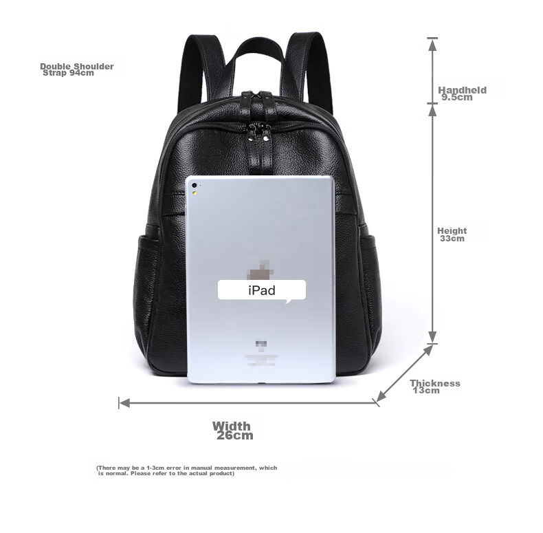 Viney Leather Backpack for Women, Large Capacity Lightweight Travel Bag, Stylish Student Schoolbag, Birthday Gift for Girlfriend 23
