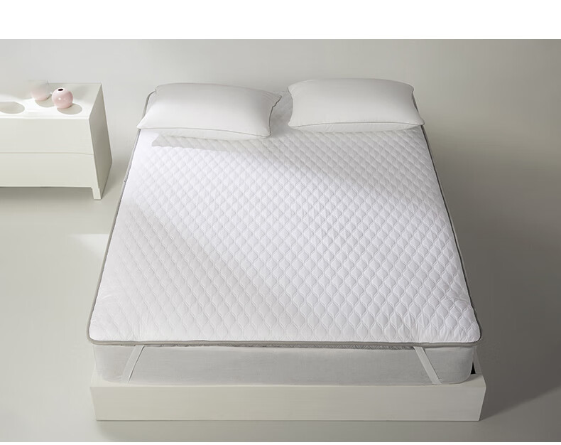 LOVO Luolai Mattress Pad, Thickened Soft Mat, Tatami, Antibacterial, Anti-Mite, 135*200cm, White, for Student Dormitory 7