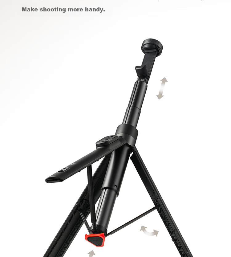MI Zoom Selfie Stick Phone Stand, Floor-Standing Automatic Expansion Portable Live Streaming Tripod Gimbal, 1.6-Meter Extra Long Versio 3