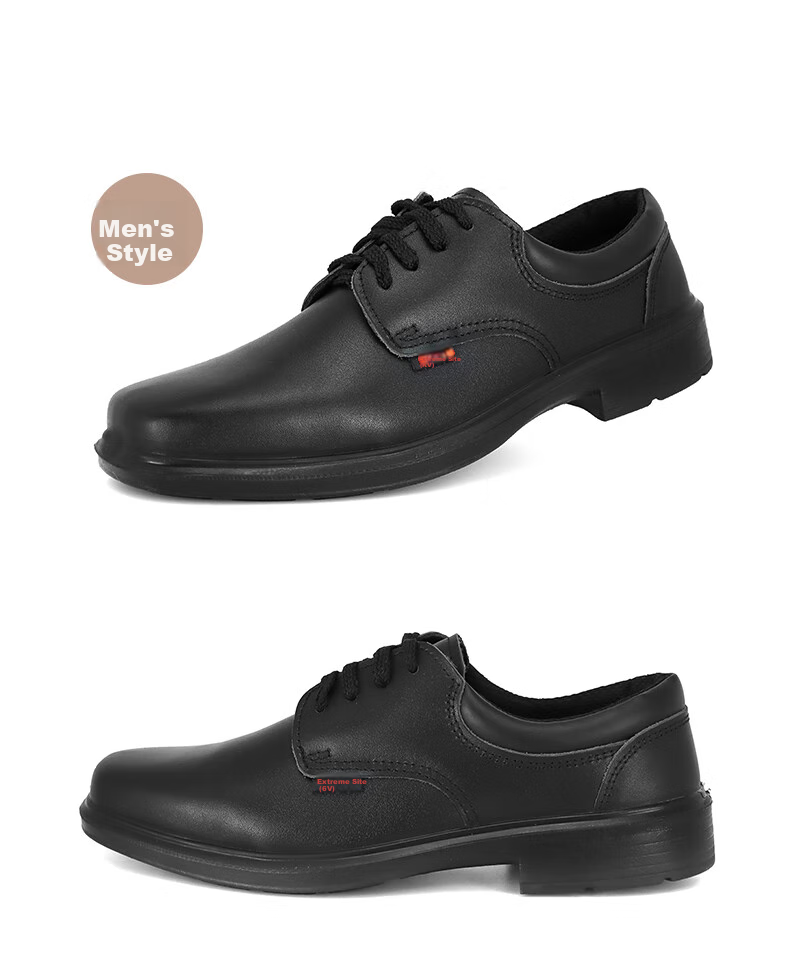 DUNWANG Electrical Leather Shoes, Durable 6kV High-Voltage Insulation Shoes for Men And Women, Safety Protection, Lightweight Soft Sole, 8281 Work Shoes, Size 39 11