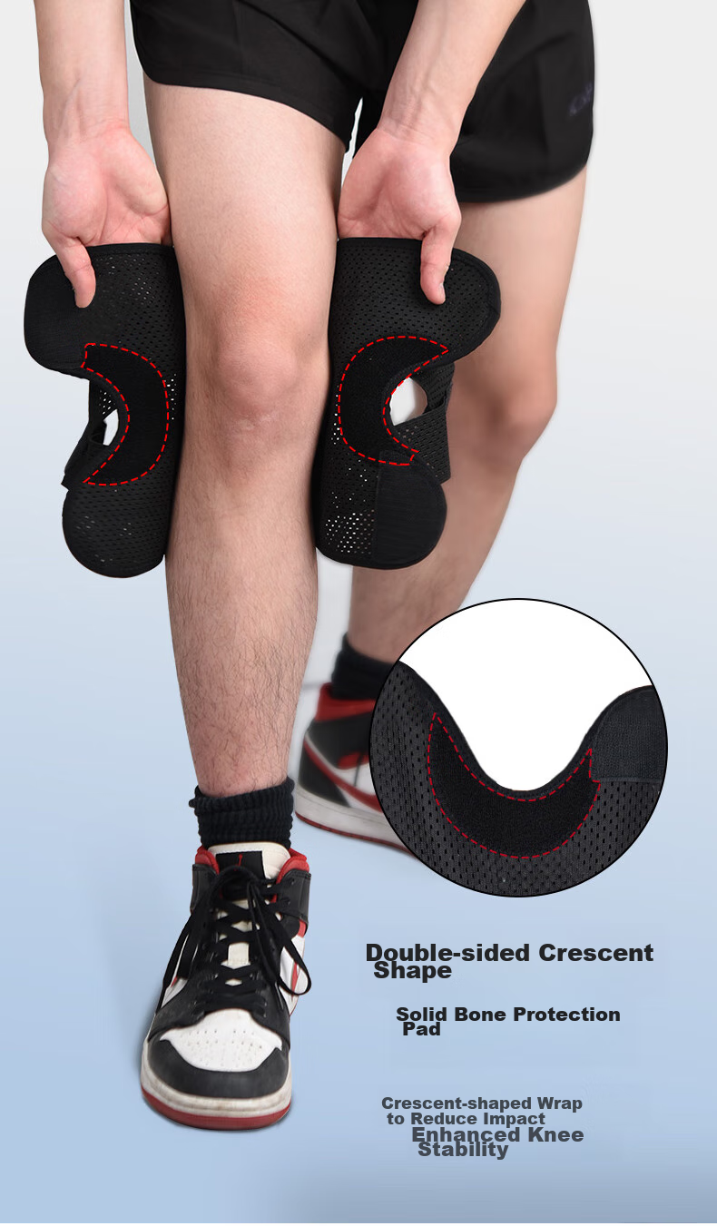 Chidong Meniscus Injury Knee Brace for Running, Cycling, Badminton, Arthritis, Unisex Patellar Strap Support, Single Piece, Size L 9