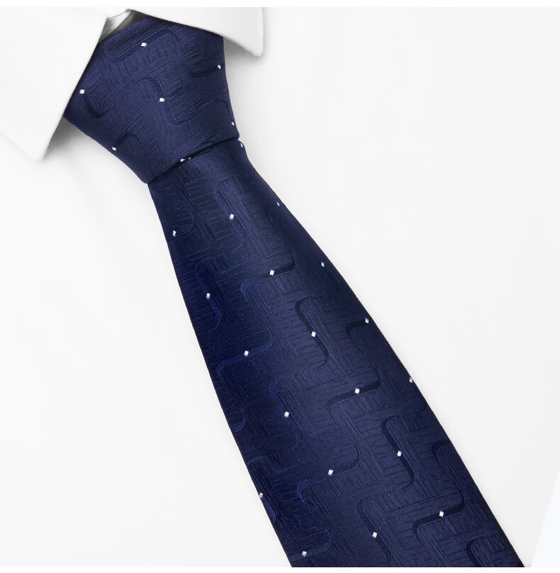 Luomeng Men's Pre-Tied Business Necktie, Easy Roll-Up 8cm Classic Gentleman Style, Gift Box Set for Husband Or Boyfriend 9