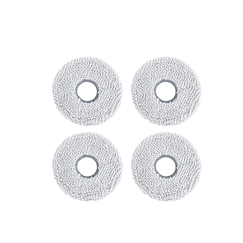 Ecovacs Robot Vacuum Cleaner Dual Round Washable Mop Pads 2 Pairs (4 Pieces) DDX67 (Compatible with T50PRO/T50S/T50MAX/N50) [Accessories]